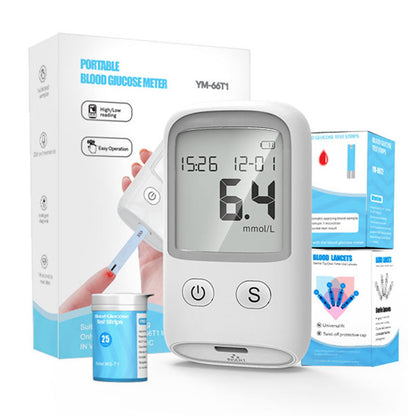 Blood Glucose meter with Lancing Device Pen and 50* Test Strips - MediWillow Blood Glucose meter with Lancing Device Pen and 50* Test Strips