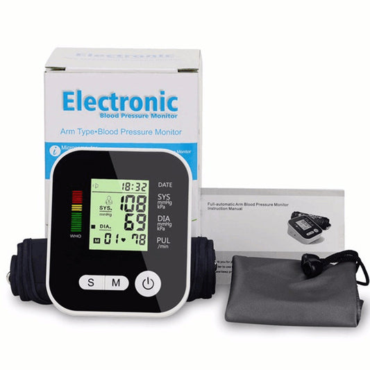 CE Certified Arm Blood Pressure Monitor with Voice Guidance