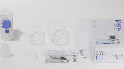 Dual mode portable nebuliser for adults and children